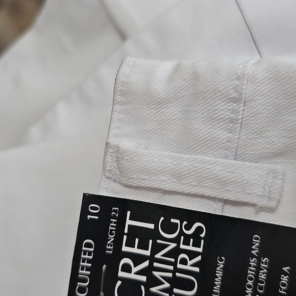 Jones New York White lexington cuff capri jean Style Jmcjb8008m Womens 10 - Picture 12 of 12